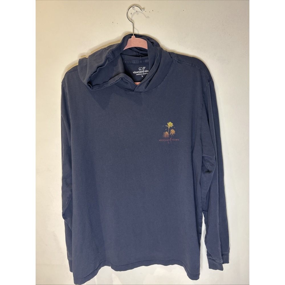 Vineyard Vines Men's Hoodie Pullover Size Large Light Blue